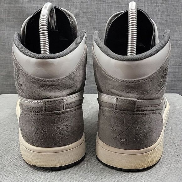 Nike Men's Air Jordan 1 Retro Camo High Sneakers AA3993-027  Gray 2017 OG SZ 9.5 - Picture 9 of 12